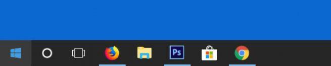 Barra de tareas Windows 10