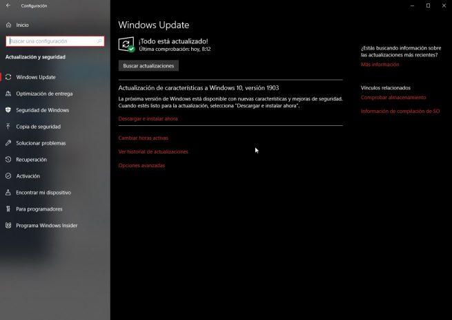 Actualización Windows 10 May 2019 Update en junio